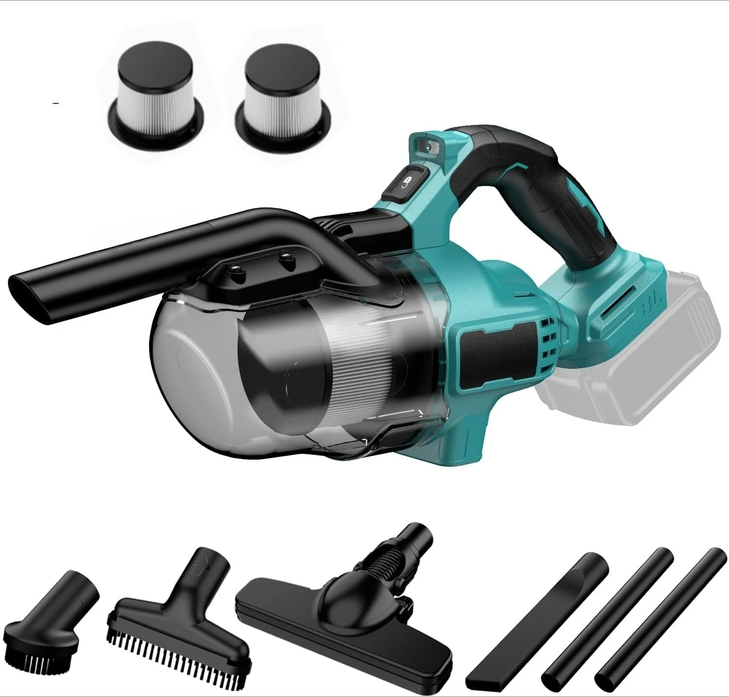 

5 in 1 Handheld Electric Vacuum Cleaner Powerful Motor Cordless Vacuum for Makita 18V Battery Household Indoor Cleaning Tools