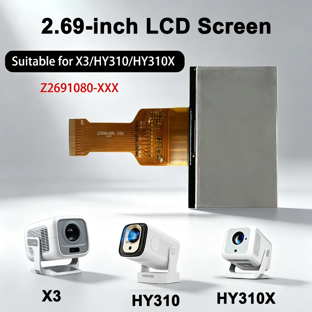 Image of DITONG X3 Projektor LCD-Bildschirm Nummer Z2691080-V01 Projektorzubehör Kompatibel mit Magcubic HY310X/HY310 Projektor