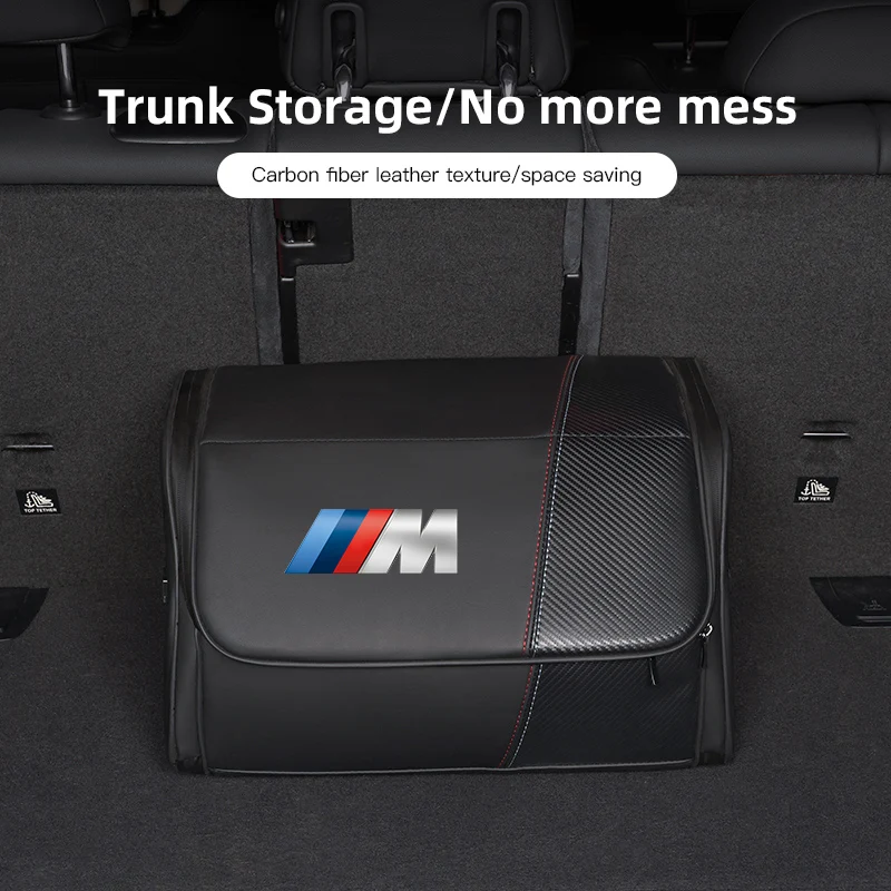 

High-capacity Car Storage Bag Auto Trunk Organizing Box For BMW X1 X2 X3 X5 X4 X6 X7 G30 G20 G32 G11 G12 F40 F30 F20 F10 Hub Cap