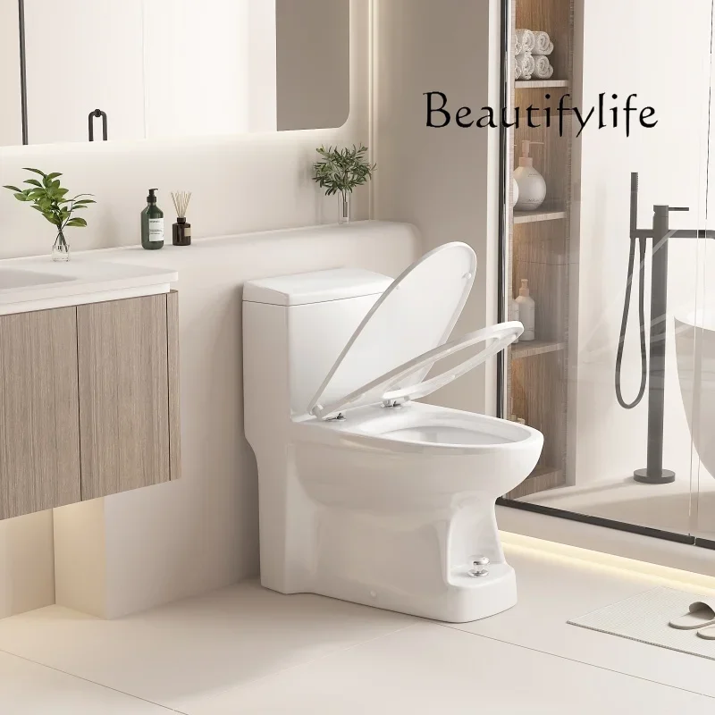 N46 Toilet anti-backflow household deodorant, anti-blockage and anti-return water large pipeline straight flushing ceramic toile