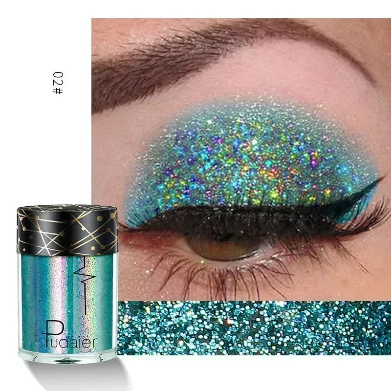 Glanzende Straal Glitter Oogschaduw Make-Up Matte Oogschaduwpalet Glans En Glans Diamant Oogschaduw Poeder Party Cosmetische Palet