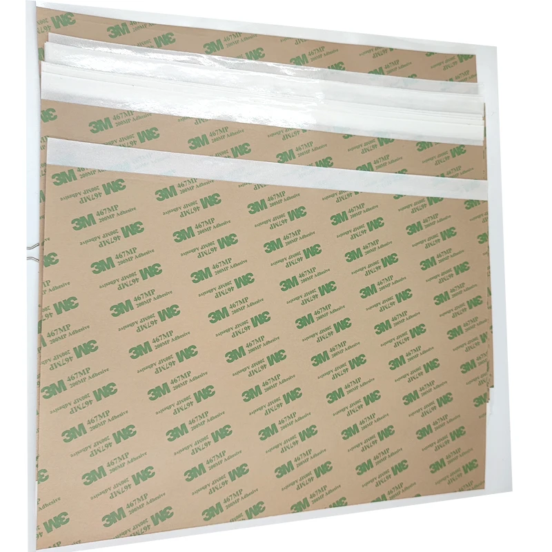 (A4 Size 210x297mm) 3M 467MP 200MP Double Adhesive Sticker, Ultra Thin 0.06mm Thick, for Nameplate, Foam, Thermal Pad Bond