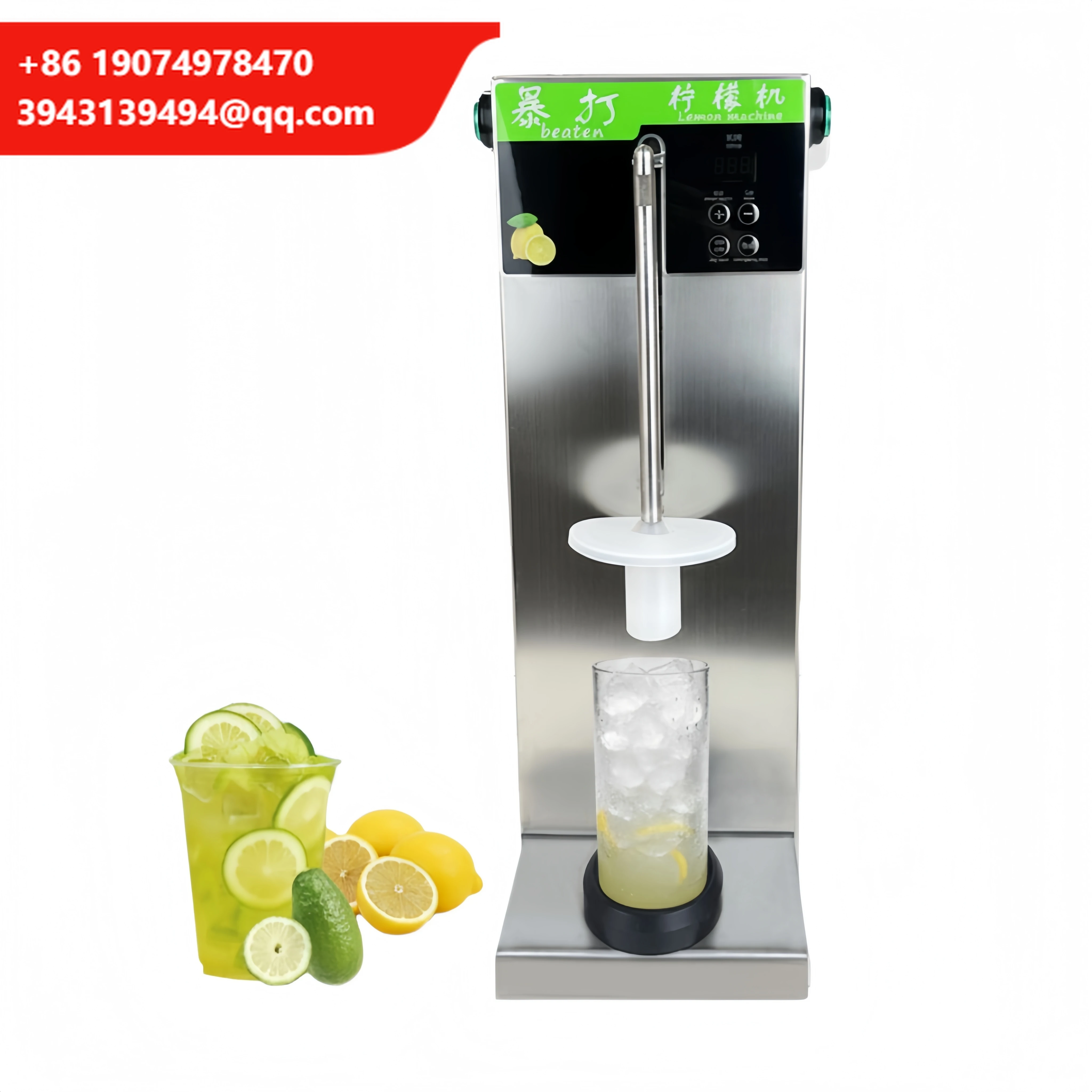

Commercial 220V Fully Automatic Lemon Beating Machine Lemon Juice Making Machine For Fruit Shaved Ice Milk Tea Shops Use