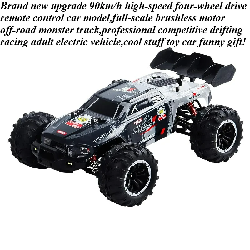 

Cool Stuff Funny Gift-90km/h High-speed 4WD Rc Truck,Remote Control Car Model,Climbing Off-road Rc Cars for Adults,Monster Truck