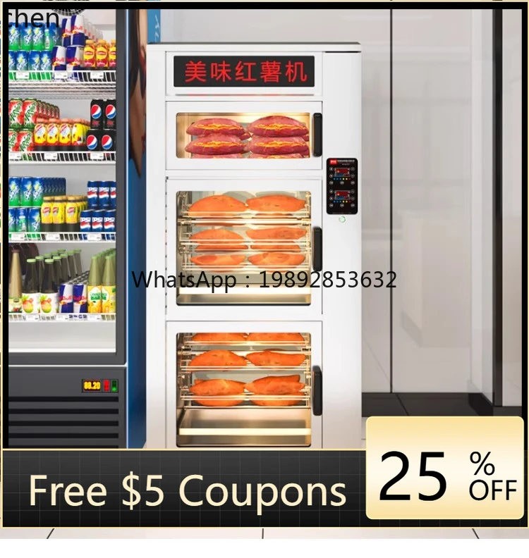 ABB Kommerzielle Elektrische Ofenmaschine zum Rösten von Süßkartoffeln, Mais und Kartoffeln mit Automatischer Elektrischer Heizung