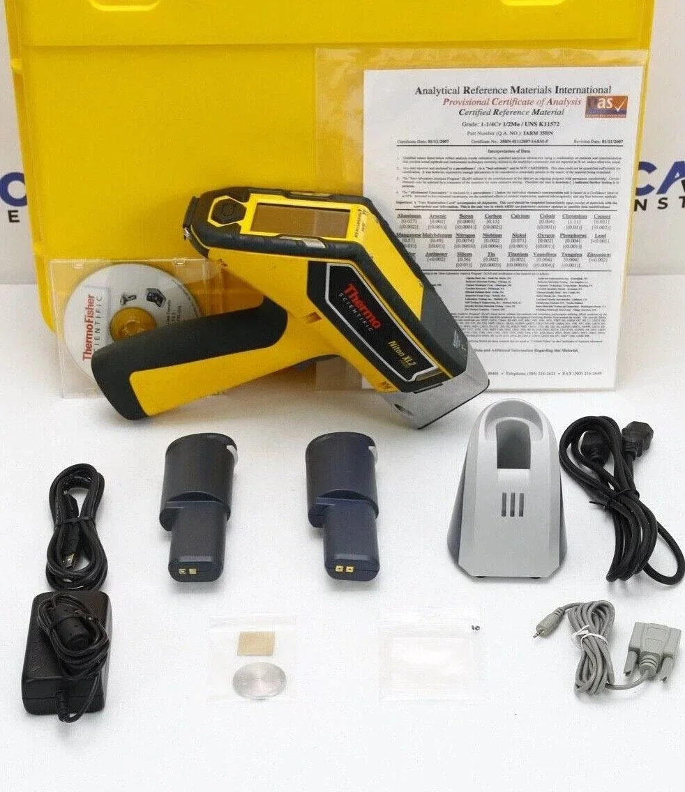 Elementos leves Thermo Scientific, Niton XL2 980, XRF dourado, General Metals