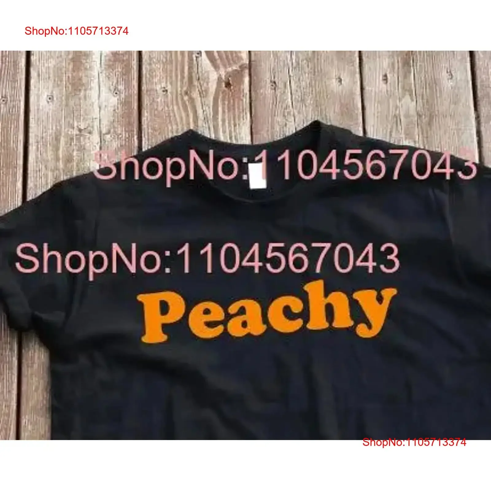 Peachy T shirt Adult summer for peach Instagram Swag tee funny quotes vintage Washed graphic Slightly homme designer clothes