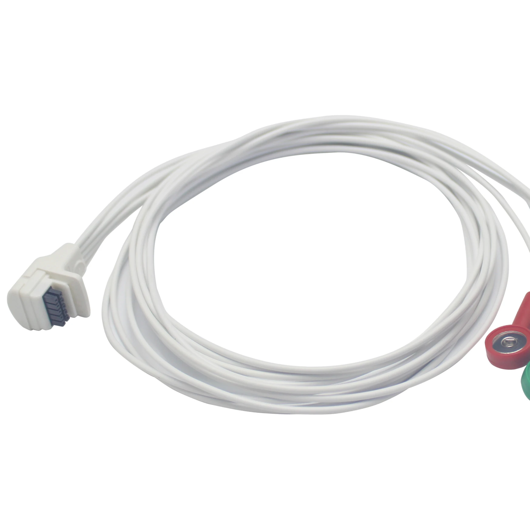 Mortara H3 ECG Dynamic ECG Cable Fixed - Snap AHA 5 Lead ECG Cable