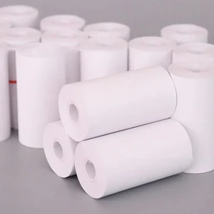 Self-adhesive paper printer, mini photo rolls, white color, label label, bill receipt, diy gift, 57x25mm 8 Main Sales Photographic Paper - №1