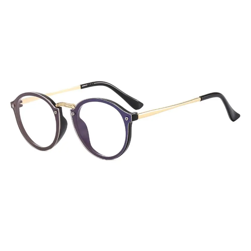 Fashion UV Protection Round Sun Glasses Colorful Large Frameworks Sun Protection Sun Glasses Shades 90s Glasses for Men Women