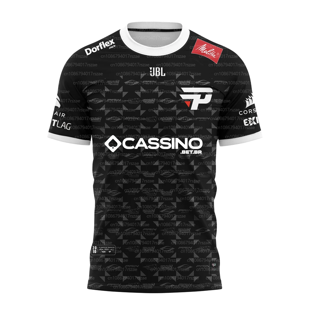 Men's Jersey Pain Gaming 2025 Manga Curta Esportes Unifome Homens Camiseta De Verao Breathable Round Neck T Shirt Short Sleeve