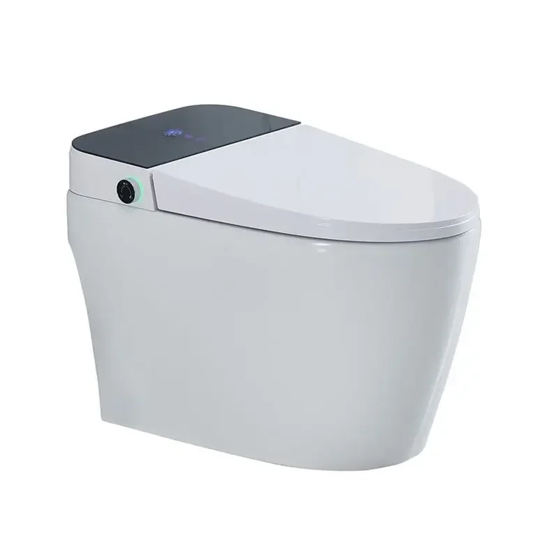 

Household smart toilet one-button knob automatic instant cleaning drying power failure flushing toilet