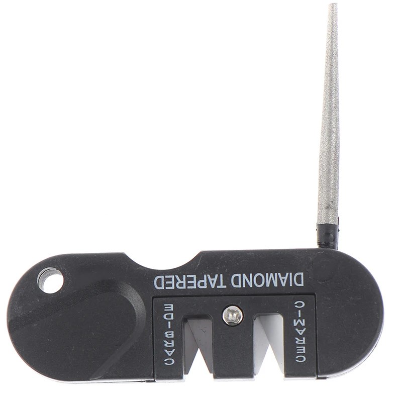 Imagem -03 - Portátil Multifuncional Faca Sharpener em Tungstênio Cerâmica Carboneto Sharpener Ferramenta Acampamento ao ar Livre 80x27x10 mm