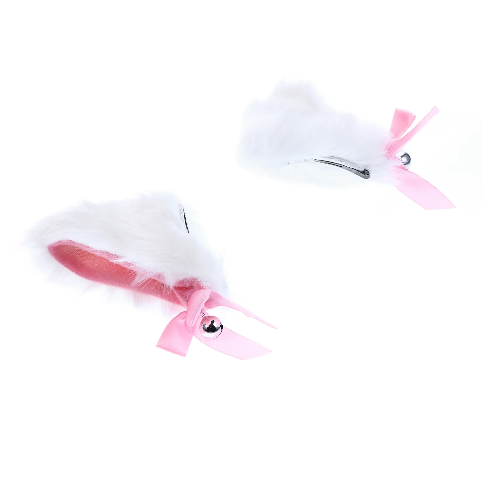 Épingle à cheveux oreilles de chat pour tout-petit, barrettes pour bébé fille, vêtements de sauna, doux, 216.239., fourrure de lapin, joli clip