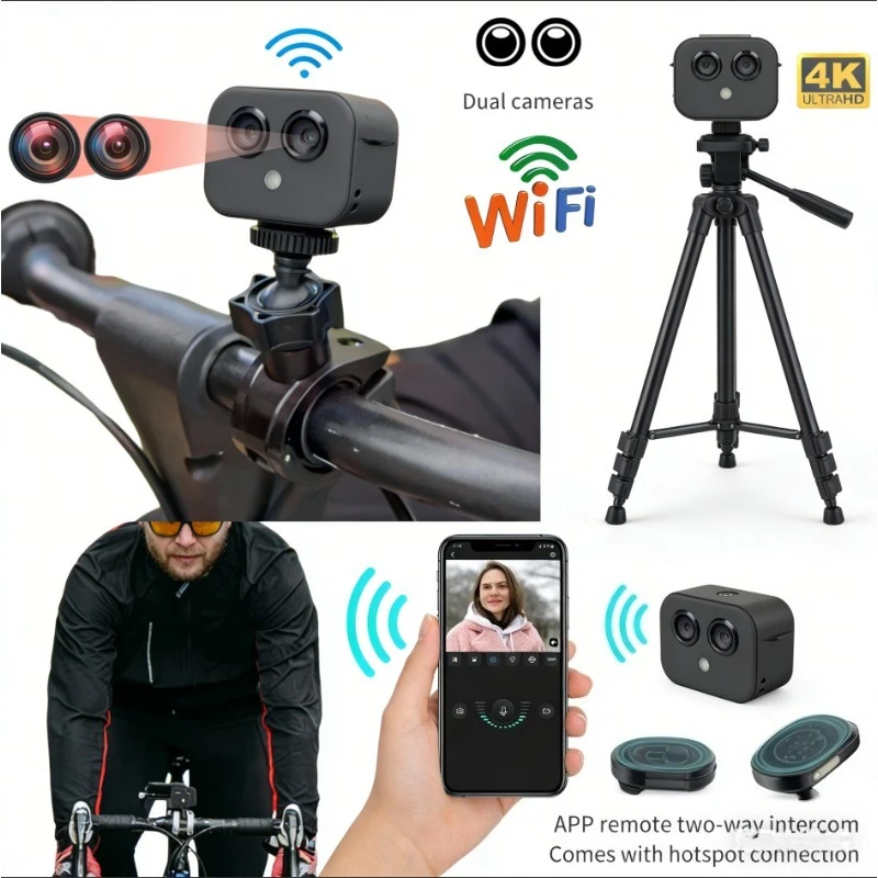 4K 4K HD Mini WiFi Cam Smart Home Wireless Security Surveillance Dual Webcam Micro IP Camcorders Night Vision Sports Monitor Magnet - Aliexpress Deal