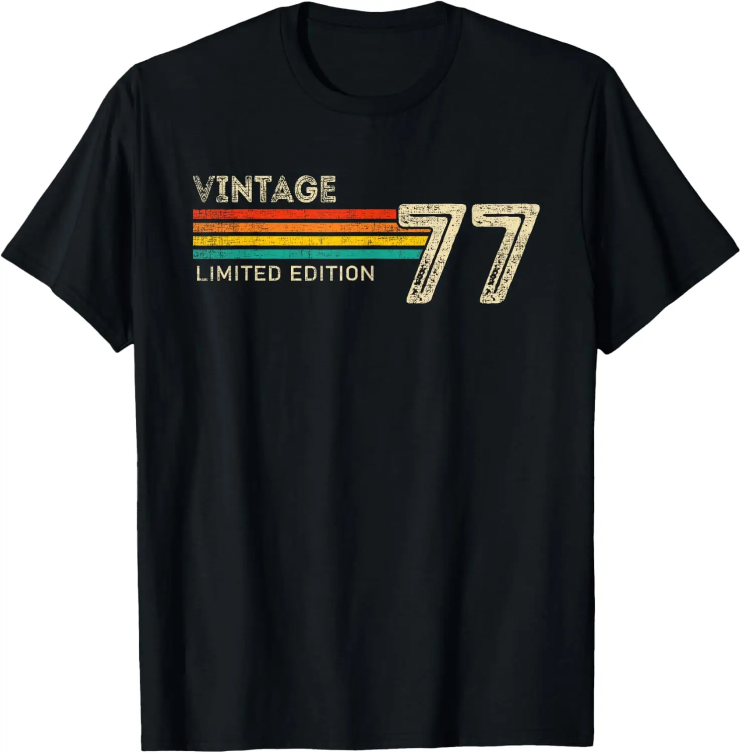 48. Geburtstag Vintage 1977 Männer Frauen 48 Jahre alt Retro T-Shirts Streetwear Old School Hip Hop Unisex Loose Clothing – Detail 2
