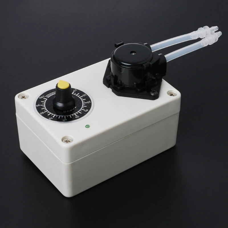 

DC 12V Dosing Pump Speed Adjustable Peristaltic Pump For Aquarium Lab Water