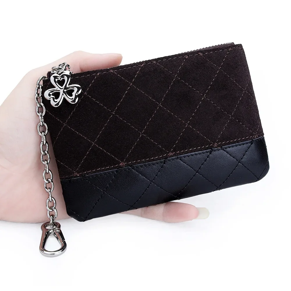 

Маленькие кошельки для женщин, тонкий чехол для карт из натуральной кожи, кошелек с держателем для монет, кошелек для мелочи с брелком