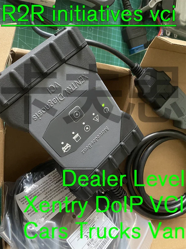 Real New VCI DoIP C6 MB Star SD Next Gen BENZ Xentry VCI Dealer Level Diagnosis Original Software Full Functions Truck Car Bus V