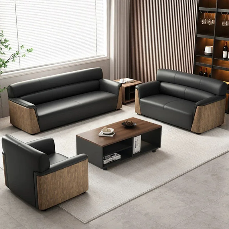 Moderne Rezeption, Besucher, Büro, europäischer Stil, Schnittsofa, Büromöbel, Gäste-Chefbüro, Sofagarnitur, Möbel