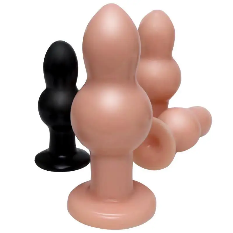 Anal Plug 4 Sizes Large Size Big Butt Plug Ball Skin-Friendly Silicone Adult Sex Toy for Men Women Couple Play view 4