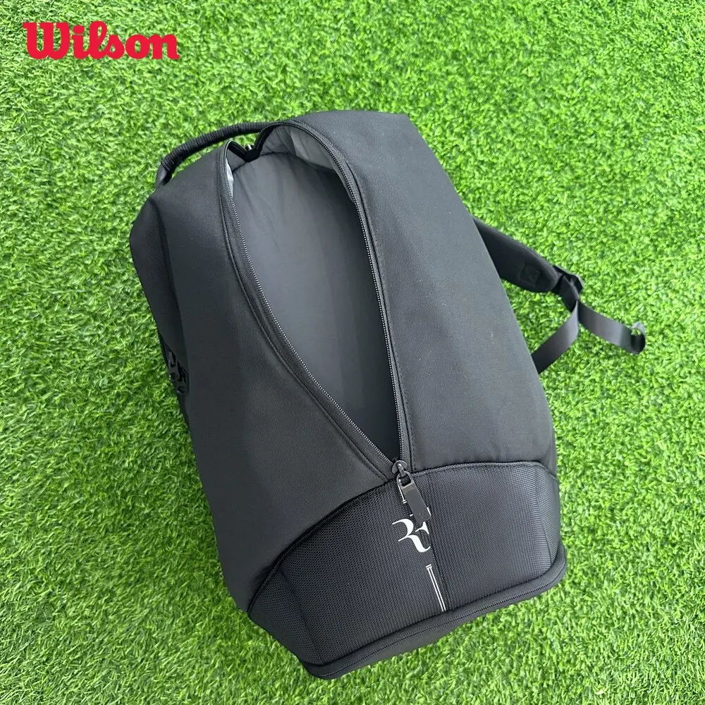Wilson 2025 New Tennis Backpack RF Tournament Large-Capacity Racquet Bag Limited Edition Federer Professional Tennis Bag 2-Pack