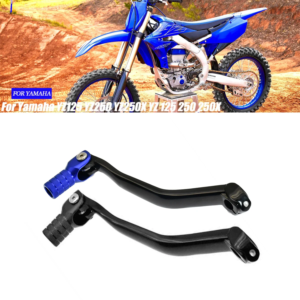 

Motorcycle CNC Aluminum Fold Gear Shift Lever For Yamaha YZ125 YZ250 YZ250X YZ 125 250 250X 2005-2020 Enduro Dirt Pit Bike