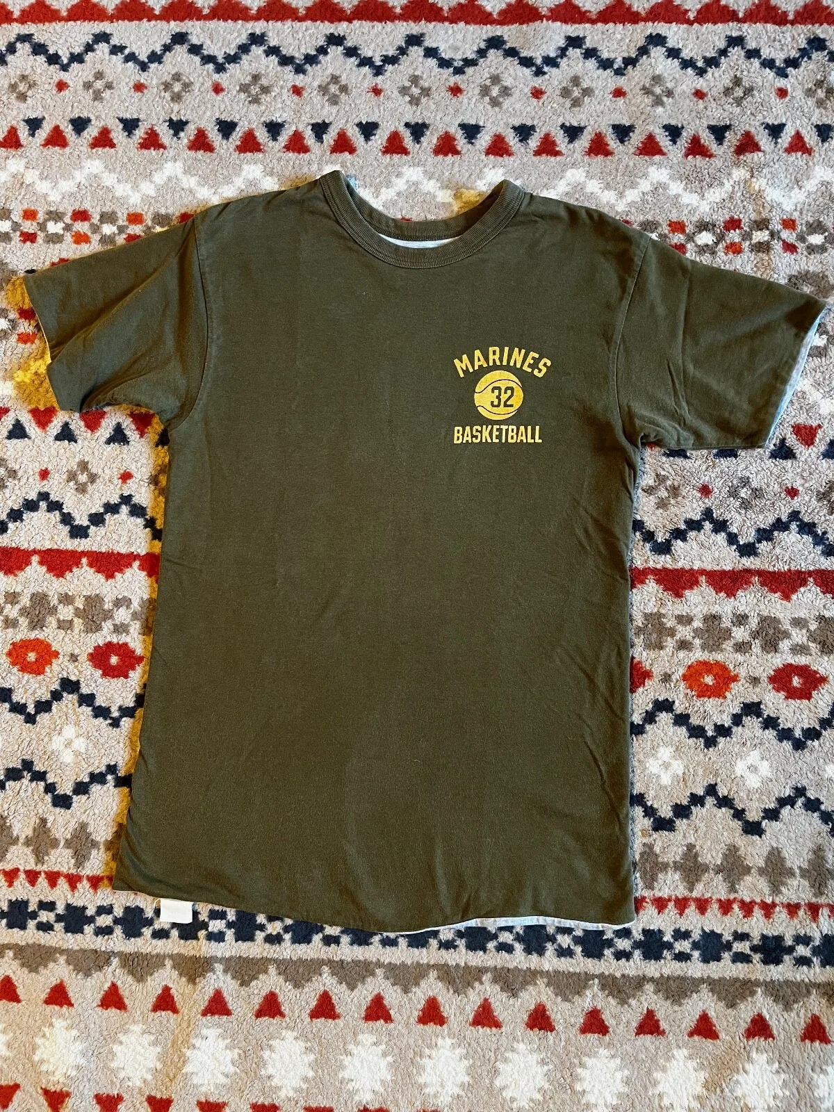The Real McCoys Reversible Marine T Shirt sz M