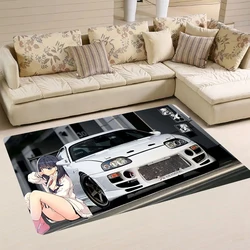 JDM Car Anime Home Room Maty Dywan Wejście do domu Balkon Mata na stopy Dywaniki kuchenne Dywaniki Wycieraczka Drzwi Łazienka Łazienka Podłoga