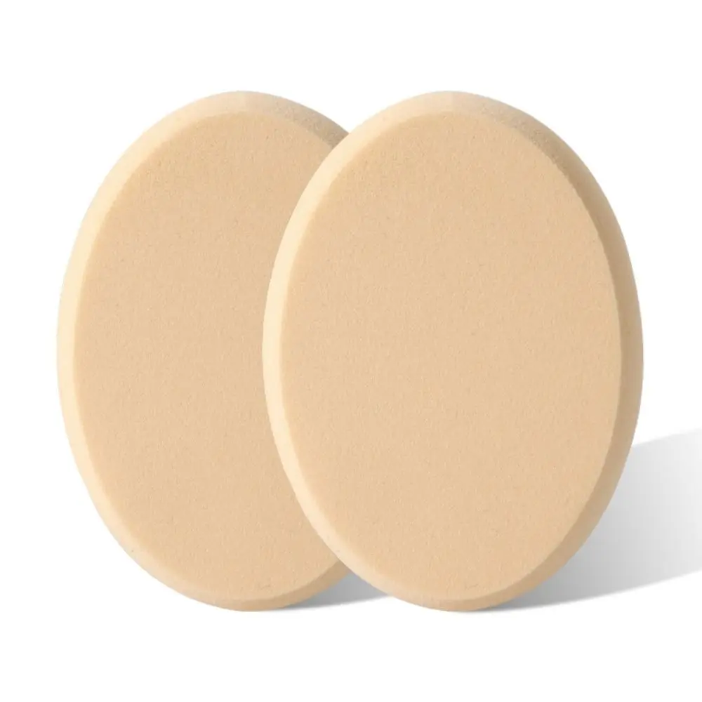 2pcs Multipurpose Makeup Tool Concealer Foundation Cream Powder Puff Makeup Spong Puff Wet And Dry Usable Oval