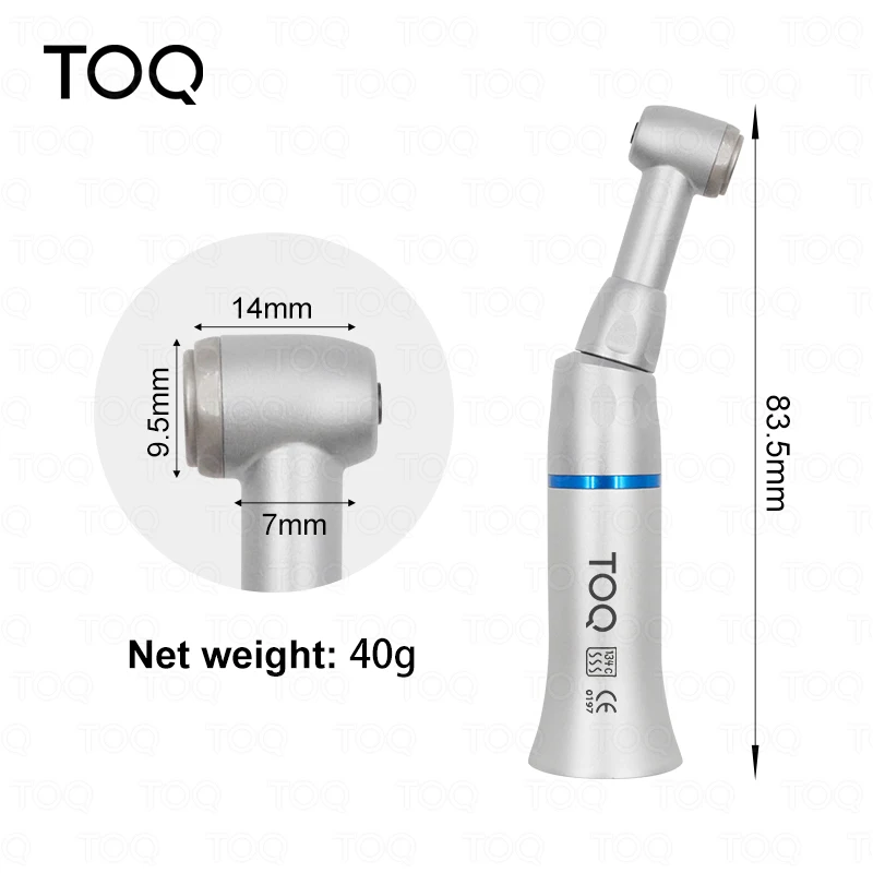 Dental Slow Low Speed Handpiece 22000-27000rpm push type Contra Angle for E-type Motors Dentistry Tool Fit for CA 2.35mm Burs