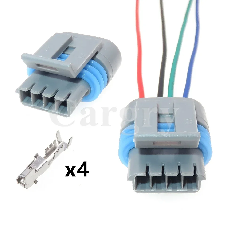 

1 Set 4P 15386512 AC Assembly Automobile Accessories Car Cable Harness Socket Auto Plastic Housing Wire Connector