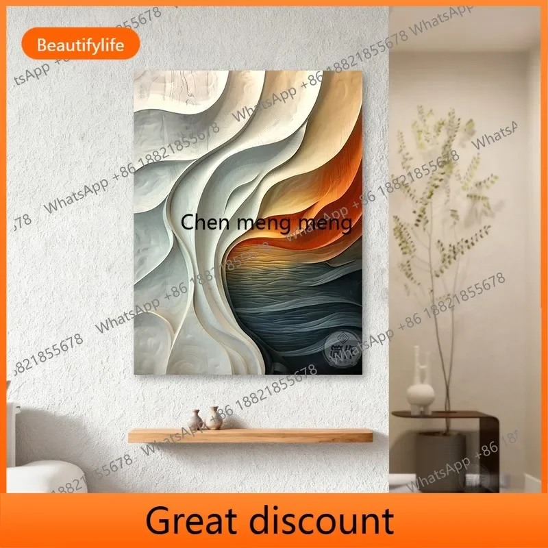 6239 Living room creative decorative painting porch relief hanging painting bedroom dining room 3D wood carving painting