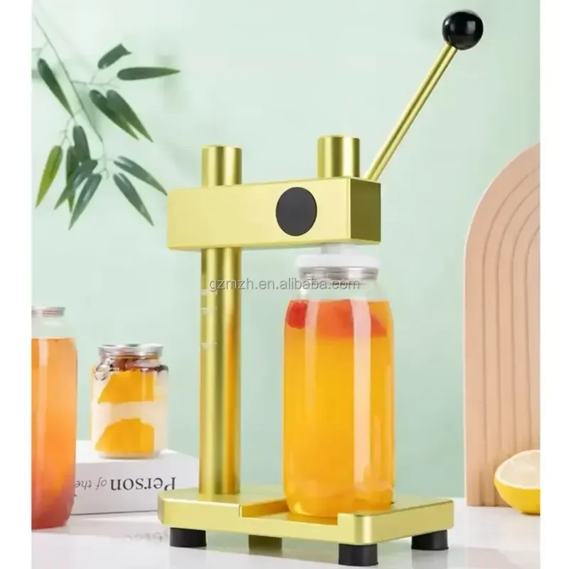 Manual Canning Machine High Efficiency Sealing Device for Home Kitchen Food Preservation Tool Durable Metal Jar Closer New
