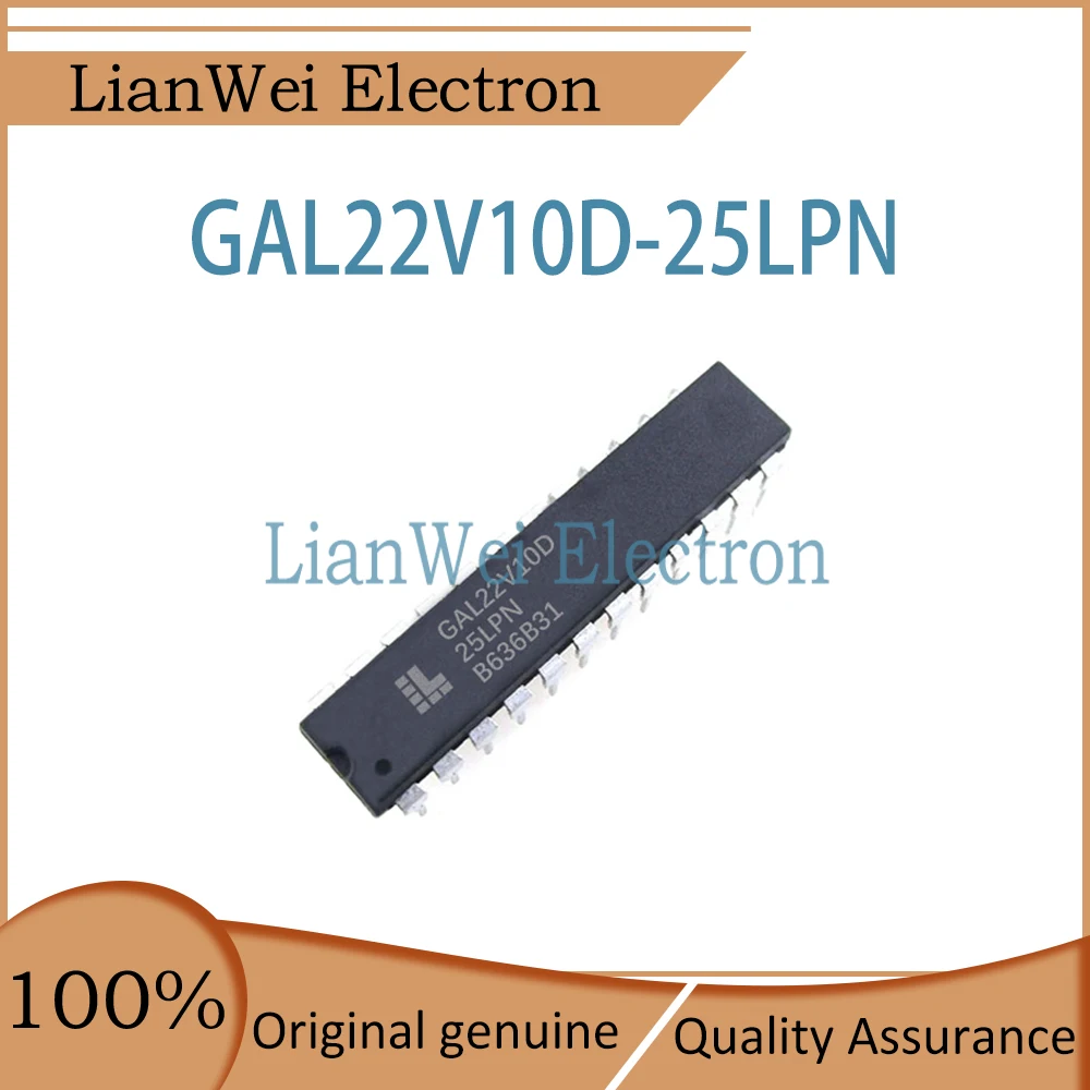 

(1-10 Piece)100% New GAL22V10D GAL22V10D-25LPN GAL22V10 IC Chipset DIP-24