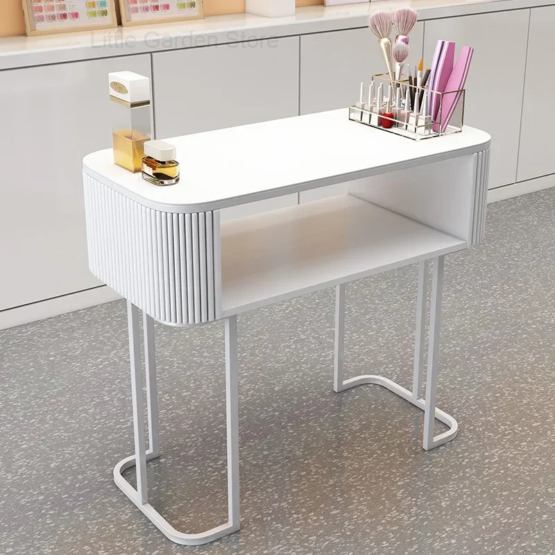 Nail Desk Dressing Manicure Table Professional Beauty Designer Manicure Table Office Makeup Schmincktisch Salon Equipment YN50MT