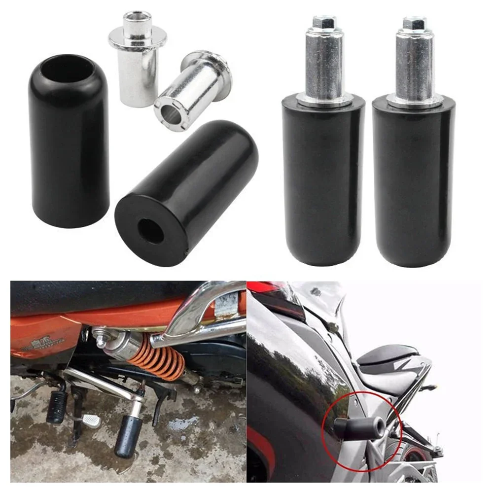 2Pcs Alloy Motorcycle Anti-fall Glue Safety Stick Modified Booster Motorcycle Anti-collision Frame Protection Device Accessories