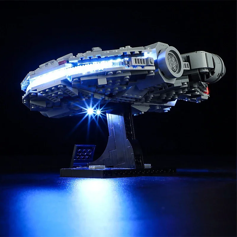 DIY LED Light Kit For LEGO 75375 Millennium Falcon   (Only LED Light,Without Blocks Model)