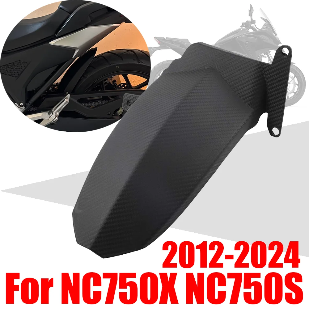 

For HONDA NC750X NC750S NC750 X NC 750 X S NC 750X 750S 2012 - 2024 Motorcycle Rear Fender Extender Mudguard Splash Guard Cover