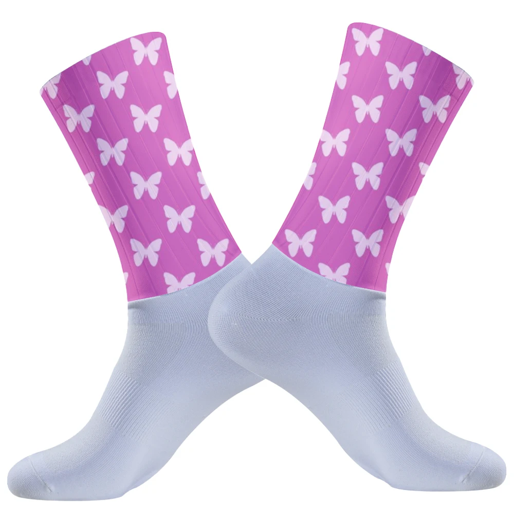 Chaussettes de compression de haute qualité pour hommes et femmes, chaussettes de sport professionnelles, course à pied, cyclisme, vélo, extérieur, nouveau