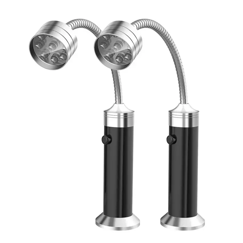 

2pcs Barbecue Grill Light, Bright LED BBQ Lights With 360 Degree Flexible Gooseneck, Base For Reading, Working, Outdoor Barbecue