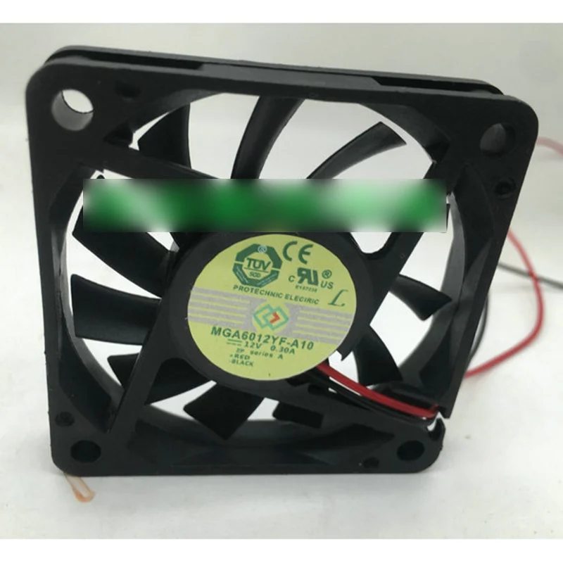 

M New Protechnic MGA6012YF-A10 DC 12V 0.30A 2 Wire cooling fan#QW