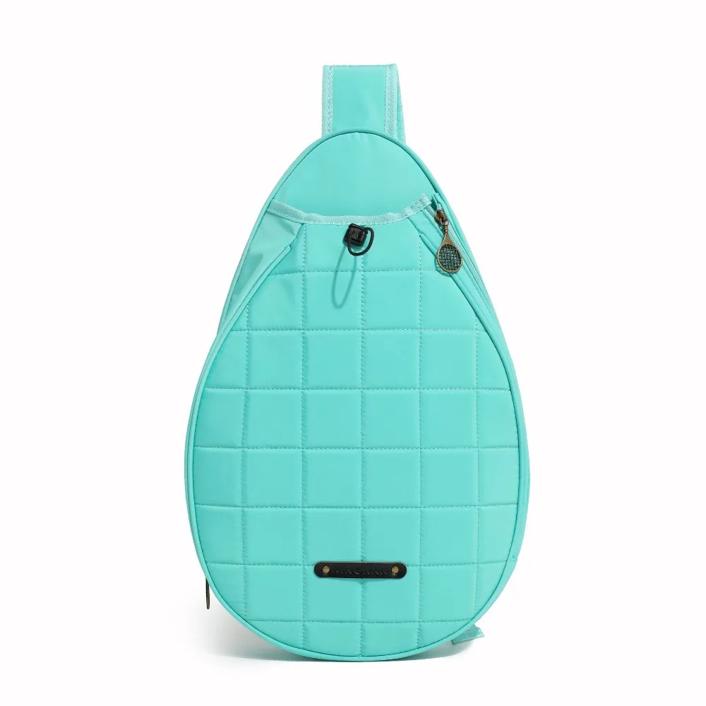 

Large Capacity Tennis Crossbody Backpack Waterproof Adjustable Strap Lightweight Sling Bag Professional Zipper Closure