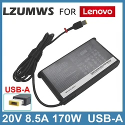 20V 8.5A 170W USB-A PIN Laptop Adapter Charge Power For Lenovo Y7000 Y7000P R720-15 ADL170SLC3A W540 T540p Y50-70 T440p P50 P51
