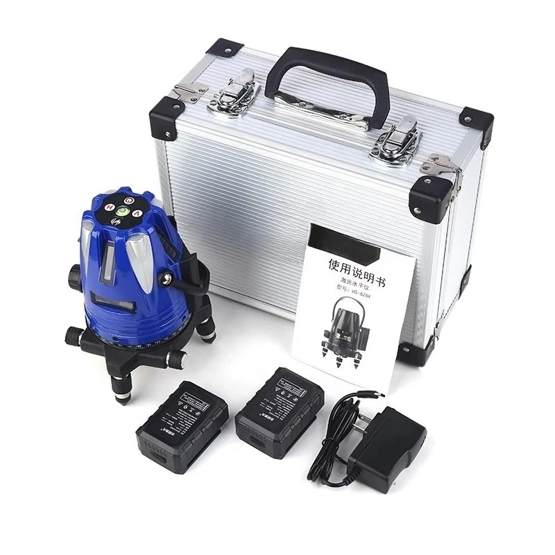 360 Degree Cross Line Laser Level, Industrial Grade, High Precision, 4 Lines, 3D Measurement, Self-Leveling, Logo