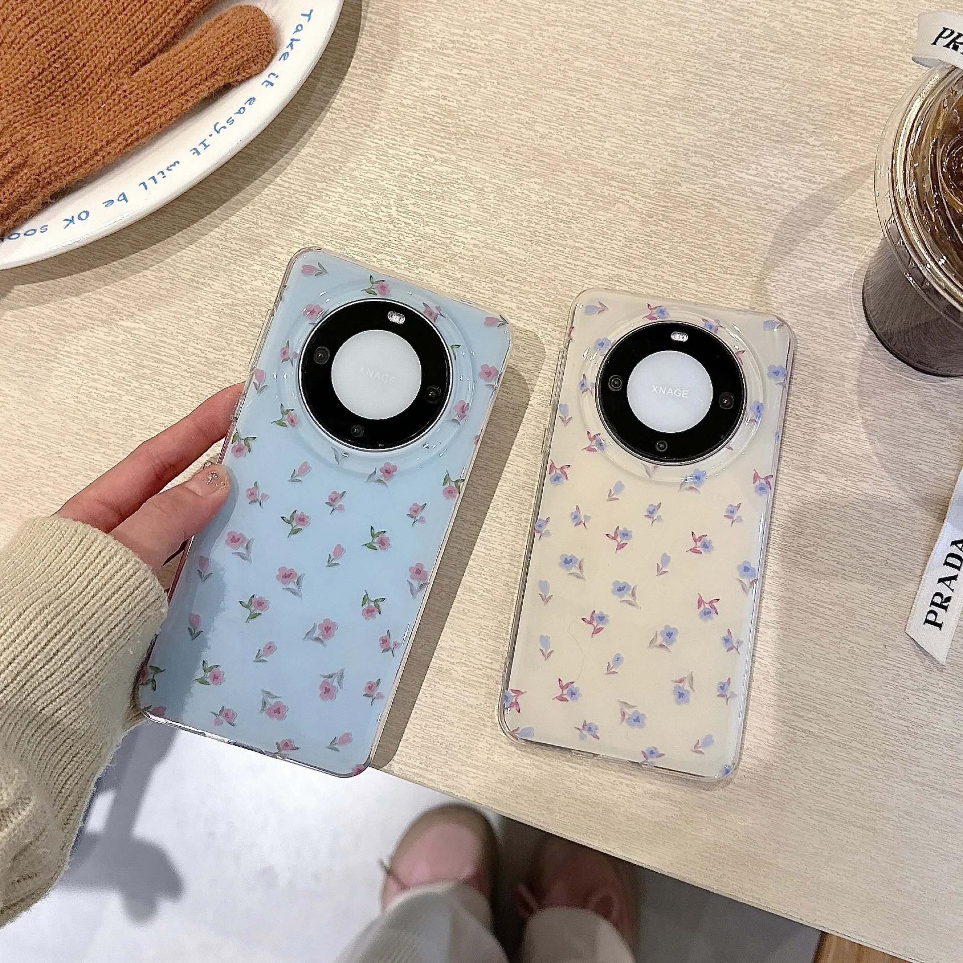 Fashionable small floral anti-fall phone case for Huawei P60 P60pro Mate50 Mate50pro Mate60 Mate60pro Mate40 MATE40Pro