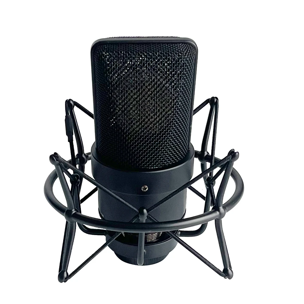Tml 103 microfone condensador de estúdio, conector xlr com fio de metal, baixo ruído, cristal-transparente, instrumento vocal, gravação, uso em palco