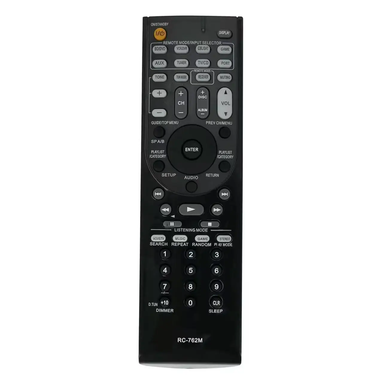 

Remote Control RC-762M RC762M for Onkyo AV Receiver HT-R290 HT-R380 HT-R390 HT-R538 TX-SR308 HT-S3400 HT-RC230 AVX290 AVX-290