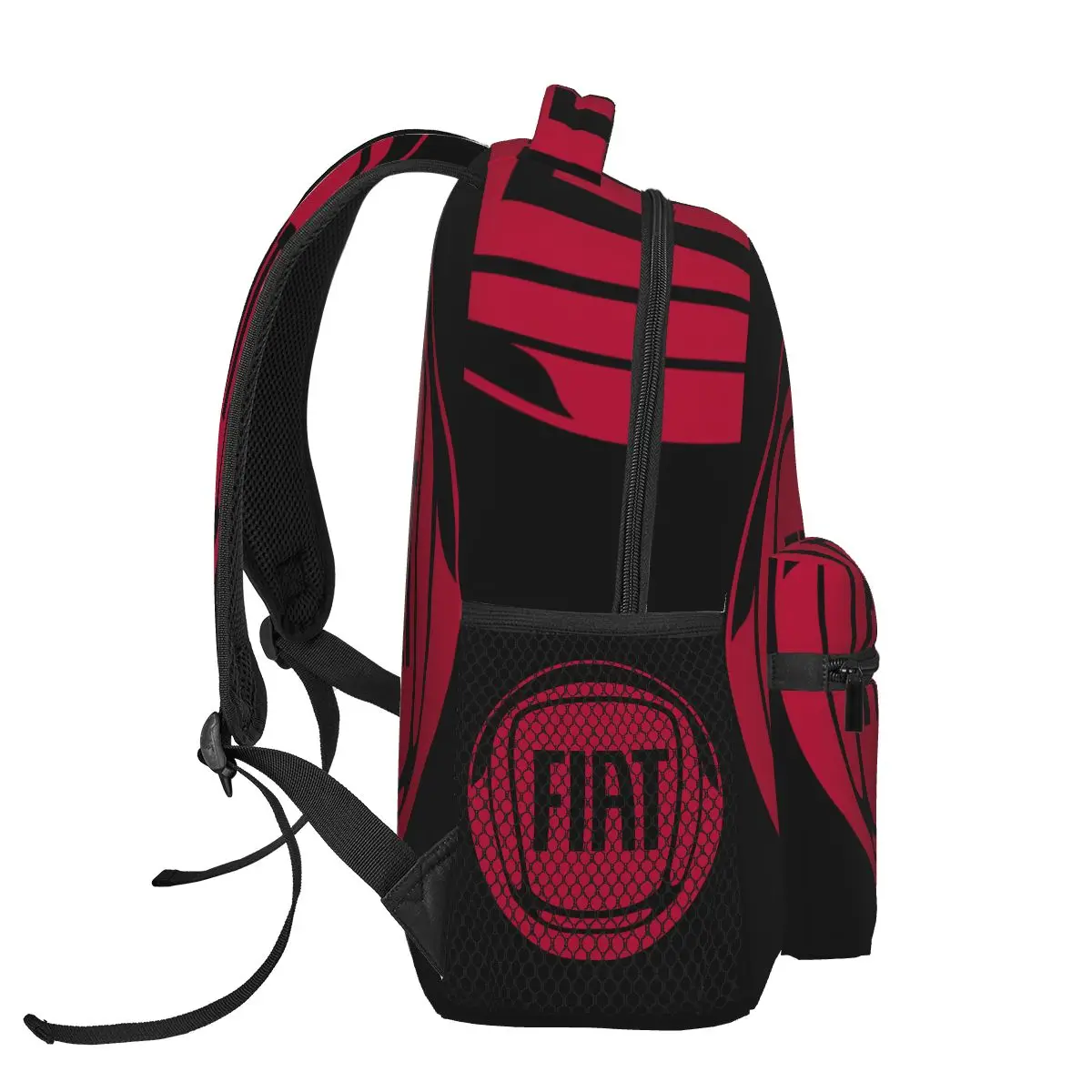 Fiat-Unisex Automobile Logo Casual Mochila, Viagens Lazer, Computador, Estudantes