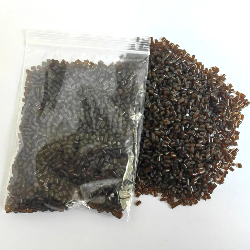 

50G Italian Glue Beads Keratin Glue Granules Grains Amber Brown/Black Color For Keratin Hair Extension Hair Adhesive